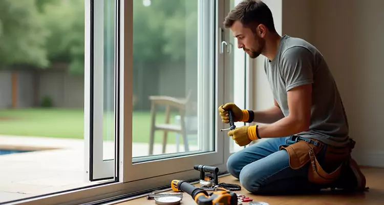 Squeaky Sliding Patio Doors in Bloomingdale, FL