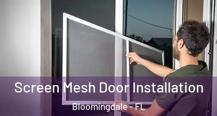 Screen Mesh Door Installation Bloomingdale - FL