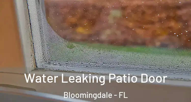 Water Leaking Patio Door Bloomingdale - FL
